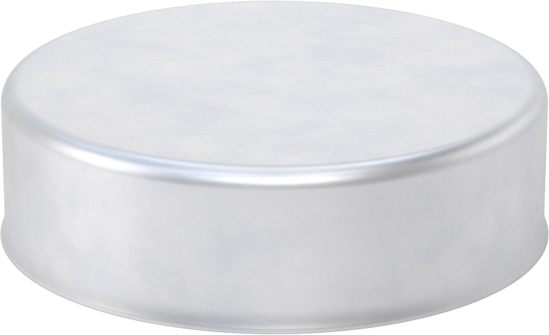 Metal Yuvarlak Kapak, 6-5/8" Dış Çap için, Alüminyum