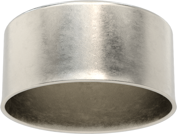 Metal Yuvarlak Kapak, 2-7/8" dış çap için, 18-8 Paslanmaz Çelik