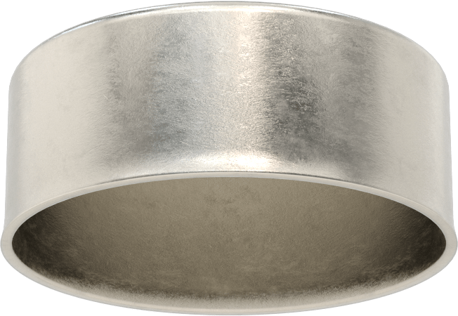 Metal Yuvarlak Kapak, 3-1/2" Dış Çap için, 18-8 Paslanmaz Çelik