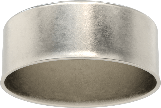 Metal Yuvarlak Kapak, 4" Dış Çap için, 18-8 Paslanmaz Çelik