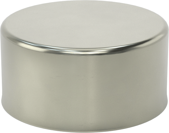 Metal Yuvarlak Kapak, 1-29/32" dış çap için, Çelik