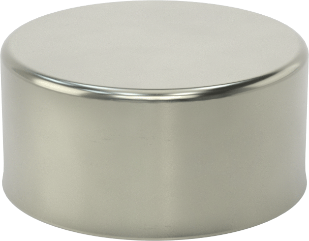 Metal Yuvarlak Kapak, 2-7/8" dış çap için, Çelik