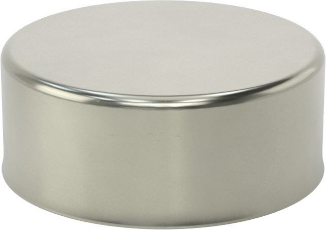 Metal Yuvarlak Kapak, 3-1/2" Dış Çap için, Çelik