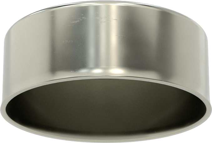 Metal Yuvarlak Kapak, 4" Dış Çap için, Çelik