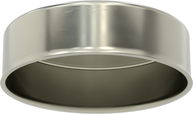 Metal Yuvarlak Kapak, 6-5/8" Dış Çap için, Çelik