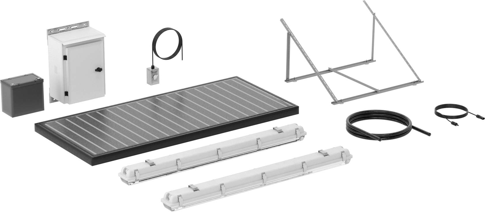Uzaktan Kumandalı Güneş Enerjili Tavan Işığı, 200 W güneş paneli, 4750 Lumens