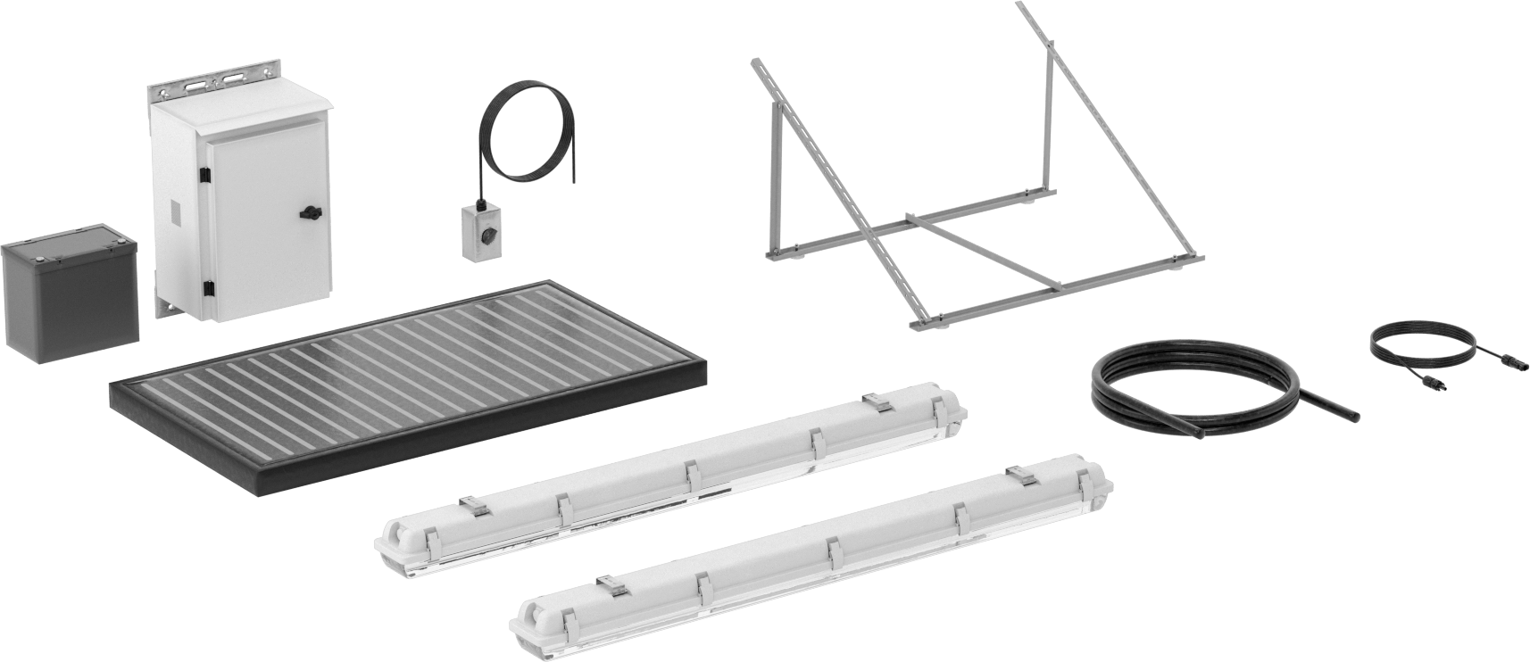 Uzaktan Kumandalı Güneş Enerjili Tavan Işığı, 100W Güneş Paneli ile, 4750 Lumens