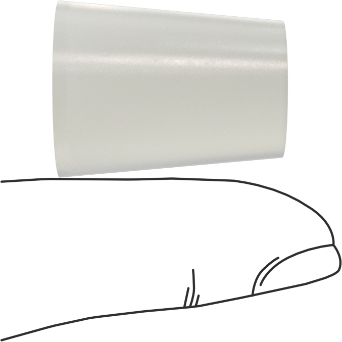 Yüksek Sıcaklık Konik Tapa, 41/64“ ila 49/64” İç Çap için
