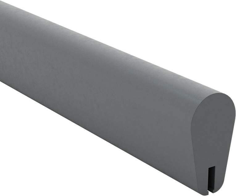 Neopren Süsleme, 3/64“ Genişlik x 5/32” İç Yükseklik, 10' Uzunluk