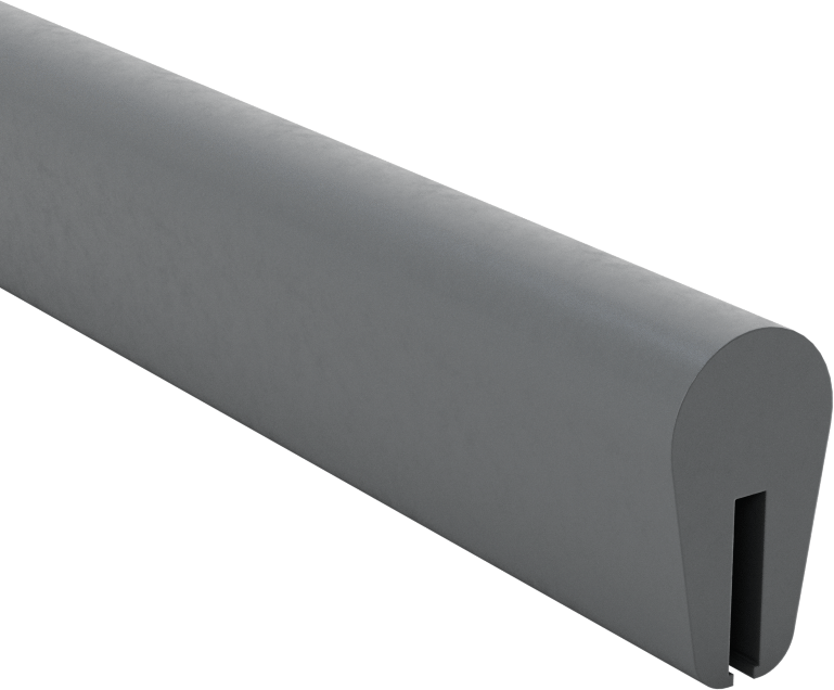 Neopren Süsleme, 1/16“ Genişlik x 5/16” İç Yükseklik, 10' Uzunluk