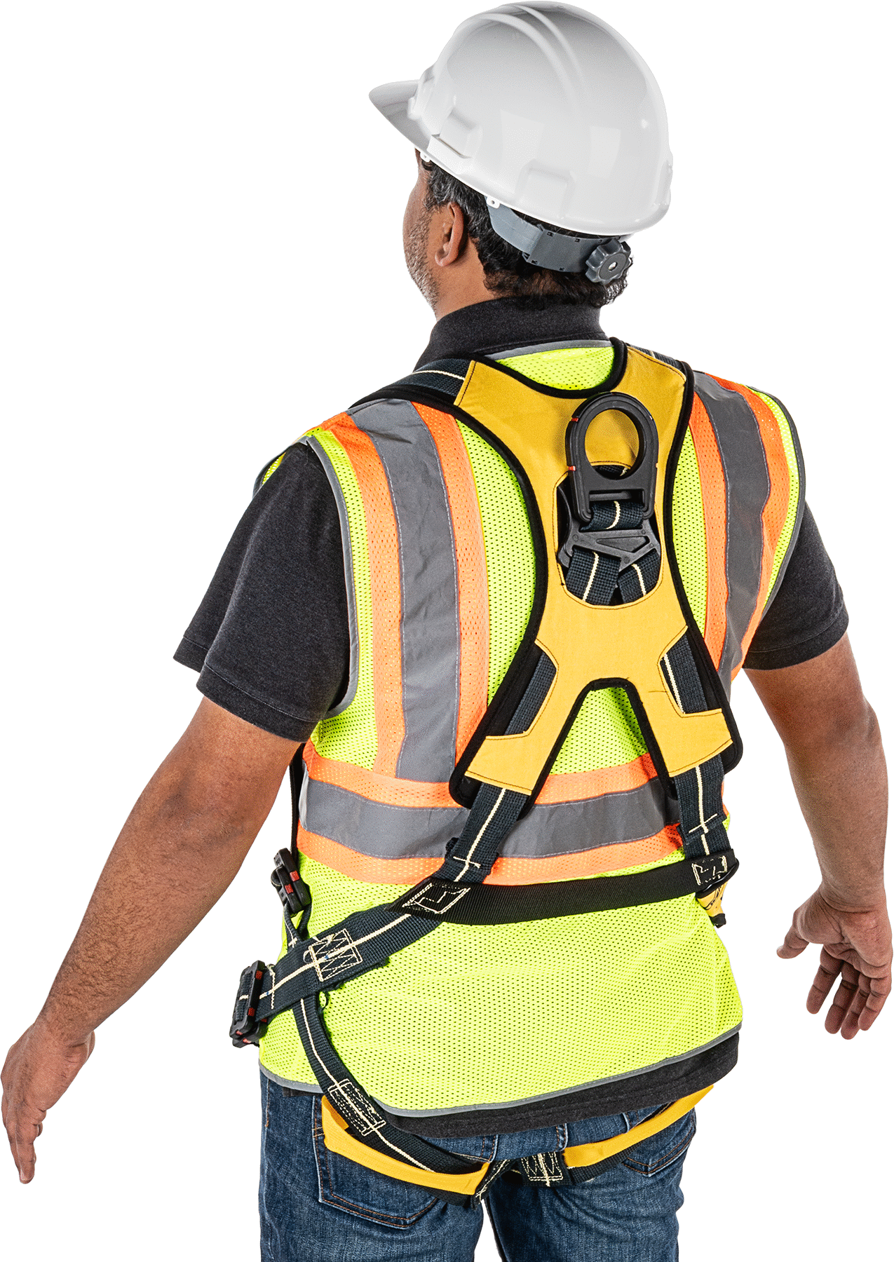 Elektrik Ark Parlamasına Dayanıklı Düşme Önleyici Kemer, Sırt ve Omuz Dolgusu ile, 2xL