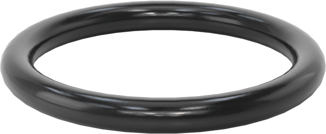 Su ve Buhara Dayanıklı Sert EPDM O-Ringler, 1/8 Kesirli Genişlik, Dash No. 216