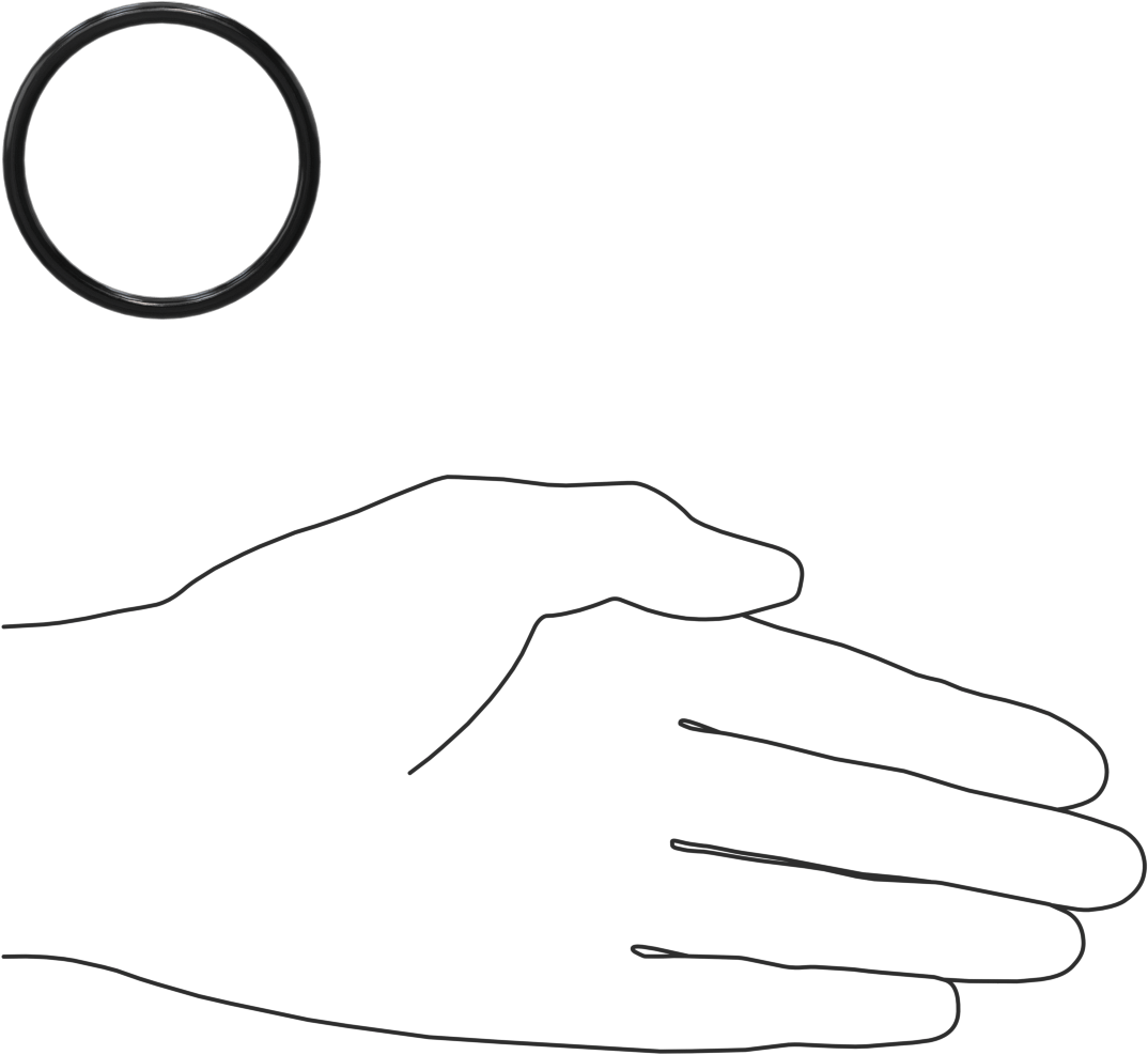 Su ve Buhara Dayanıklı Sert EPDM O-Ringler, 1/8 Kesirli Genişlik, Dash Numarası 224