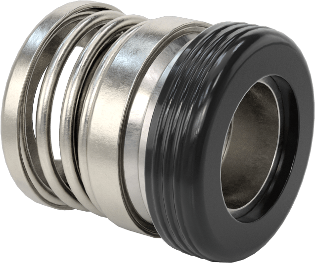 Uzatılmış Yaylı Mekanik Pompa Mili Contası, Viton® Conta, 5/8" Mil Çapı için, 359Vsc numara