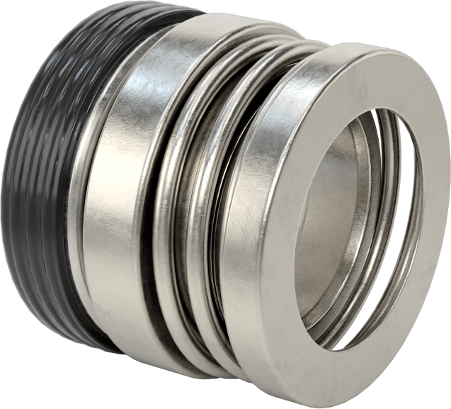 Uzatılmış Yaylı Mekanik Pompa Mili Contası, Viton® Conta, 1-1/8" Mil Çapı, 356Vsc Numarası