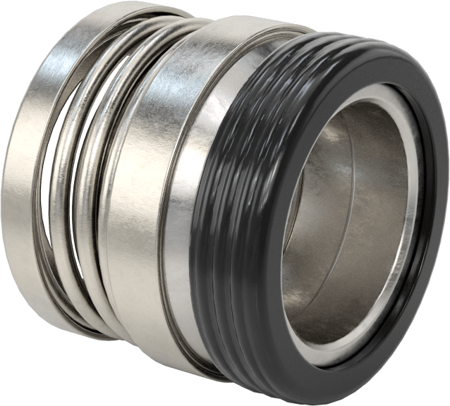 Uzatılmış Yaylı Mekanik Pompa Mili Contası, Viton® Conta, 1-1/8" Mil Çapı, 356Vsc Numarası