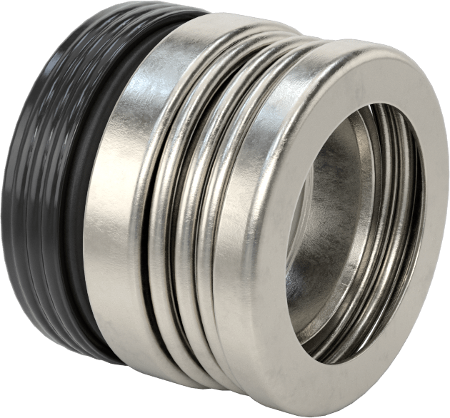 Uzatılmış Yaylı Mekanik Pompa Mili Contası, Viton® Conta, 1-1/4" Mil Çapı için, 185V Numara