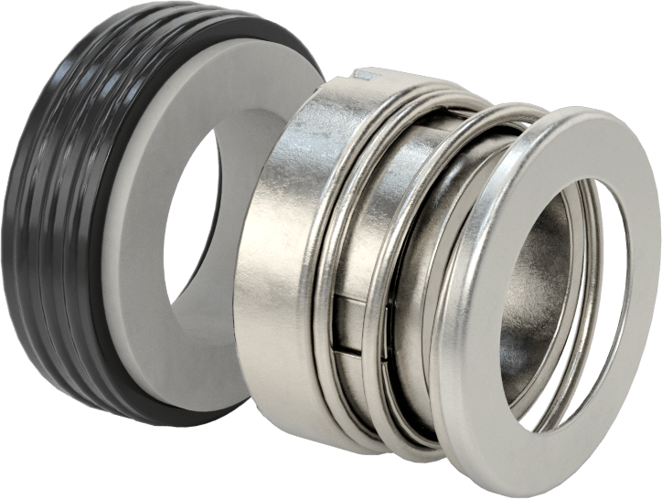 Uzatılmış Yaylı Mekanik Pompa Mili Contası, Viton® Conta, 22 mm Mil Çapı için