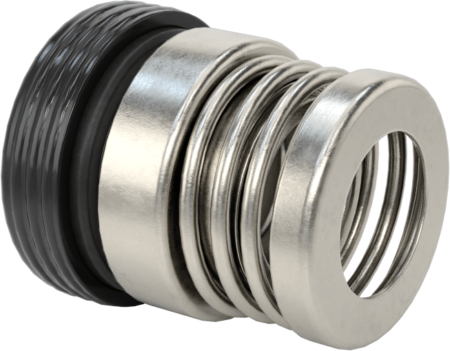 Uzatılmış Yaylı Mekanik Pompa Mili Contası, Viton® Conta, 1/2" Mil Çapı için, 168V Numara