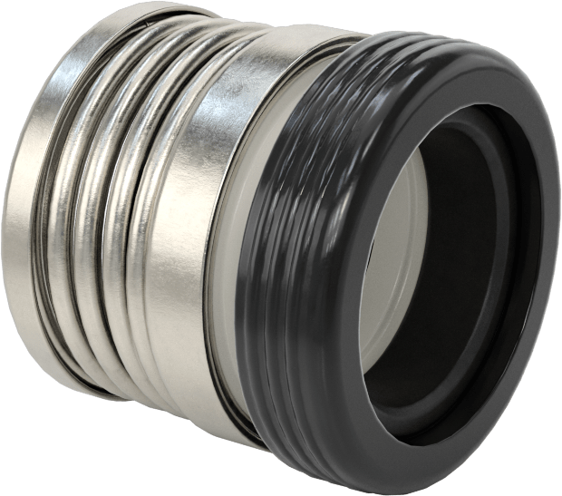 Uzatılmış Yaylı Mekanik Pompa Mili Contası, Viton® Conta, 7/8" Mil Çapı için, 703V Numarası