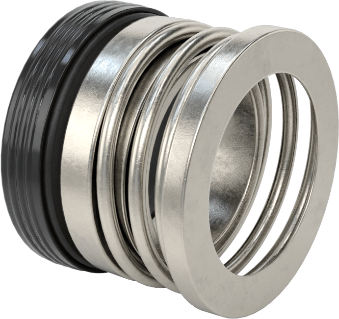 Uzatılmış Yaylı Mekanik Pompa Mili Contası, Viton® Conta, 1-5/8" Mil Çapı için, 238V Numara