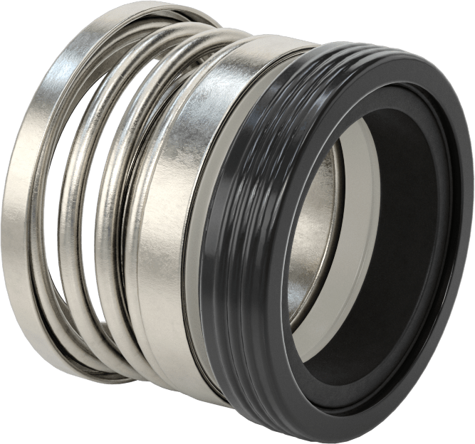 Uzatılmış Yaylı Mekanik Pompa Mili Contası, Viton® Conta, 1-5/8" Mil Çapı için, 238V Numara