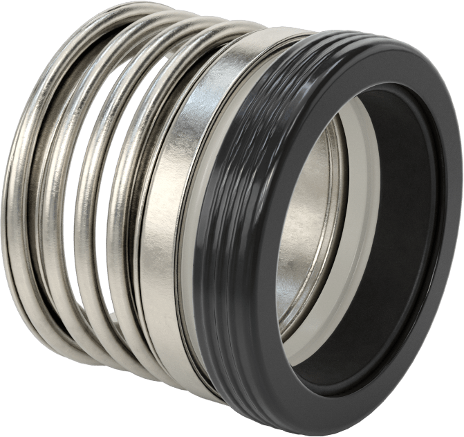 Uzatılmış Yaylı Mekanik Pompa Mili Contası, Viton® Conta, 1-7/8" Mil Çapı için, 340V Numara