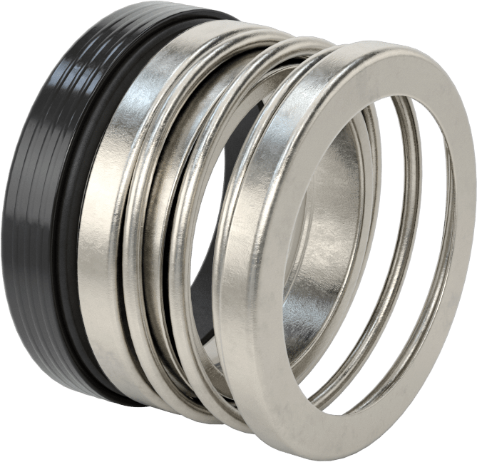 Uzatılmış Yaylı Mekanik Pompa Mili Contası, Viton® Conta, 2" şaft çapı için, 267V Numarası