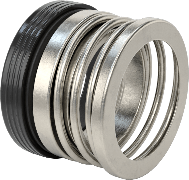 Uzatılmış Yaylı Mekanik Pompa Mili Contası, Viton® Conta, 1-3/4" Mil Çapı için, 237V Numara