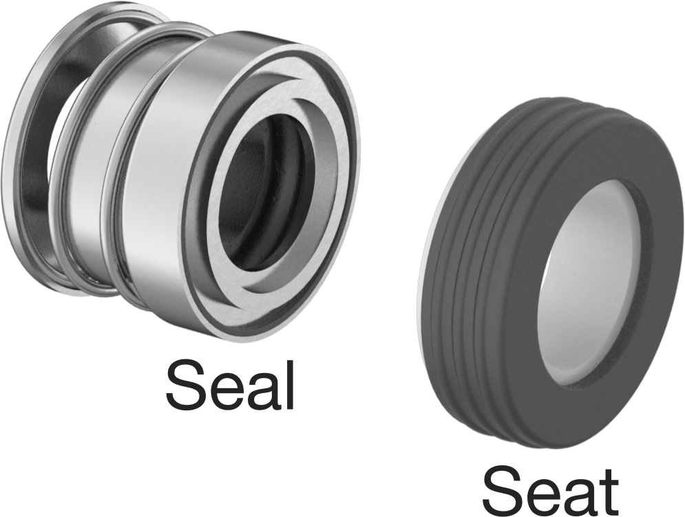 Uzatılmış Yaylı Mekanik Pompa Mili Contası, EPDM Conta, 5/8" Mil Çapı için, 359E Numara