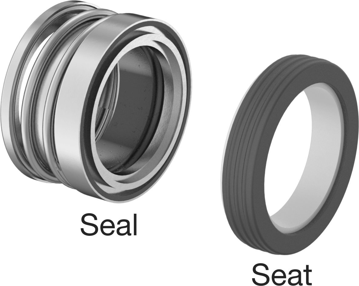 Uzatılmış Yaylı Mekanik Pompa Mili Contası, EPDM Conta, 1-1/2" Mil Çapı için, 758E Numara