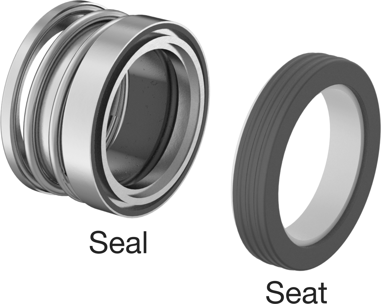Uzatılmış Yaylı Mekanik Pompa Mili Contası, EPDM Conta, 1-3/4" Mil Çapı için, 237E Numara