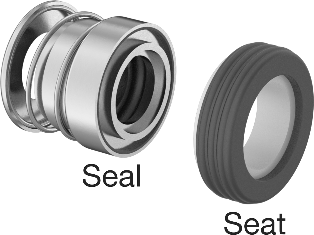 Uzatılmış Yaylı Mekanik Pompa Mili Contası, Viton® Conta, 12 mm Şaft Çapı için