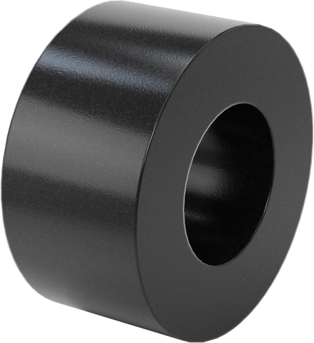 LDPE Dişsiz Ara Parça, 3/8" OD, 3/16" Uzunluk, 10 Numaralı Vida Boyutu için