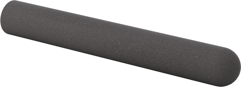Yastıklı Yuvarlak Tutamaklar, 1/2“ ila 5/8” Dış Çap için, 6 inç Uzunluk