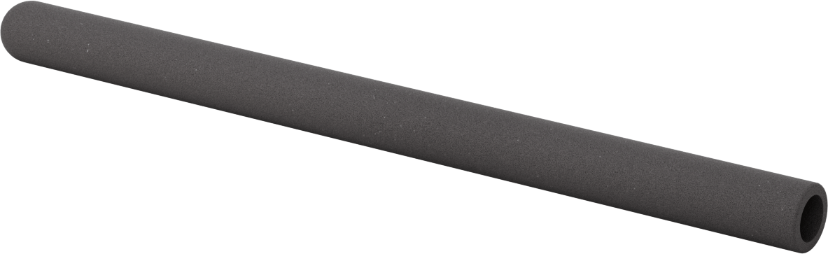 Yastıklı Yuvarlak Tutamaklar, 1/2“ ila 5/8” Dış Çap için, 12" Uzunluk