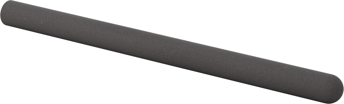 Yastıklı Yuvarlak Tutamaklar, 1/2“ ila 5/8” Dış Çap için, 12" Uzunluk