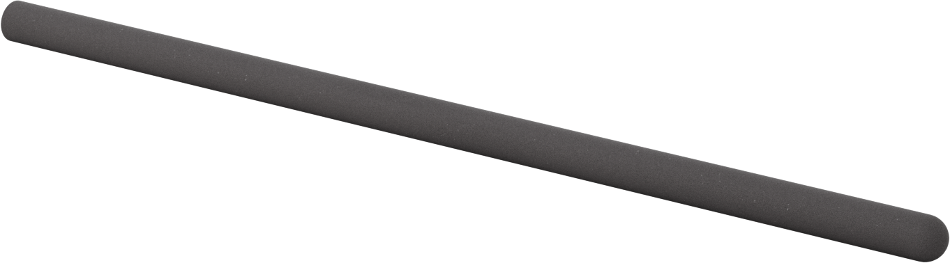Yastıklı Yuvarlak Tutamaklar, 1/2“ ila 5/8” Dış Çap için, 21" Uzunluk