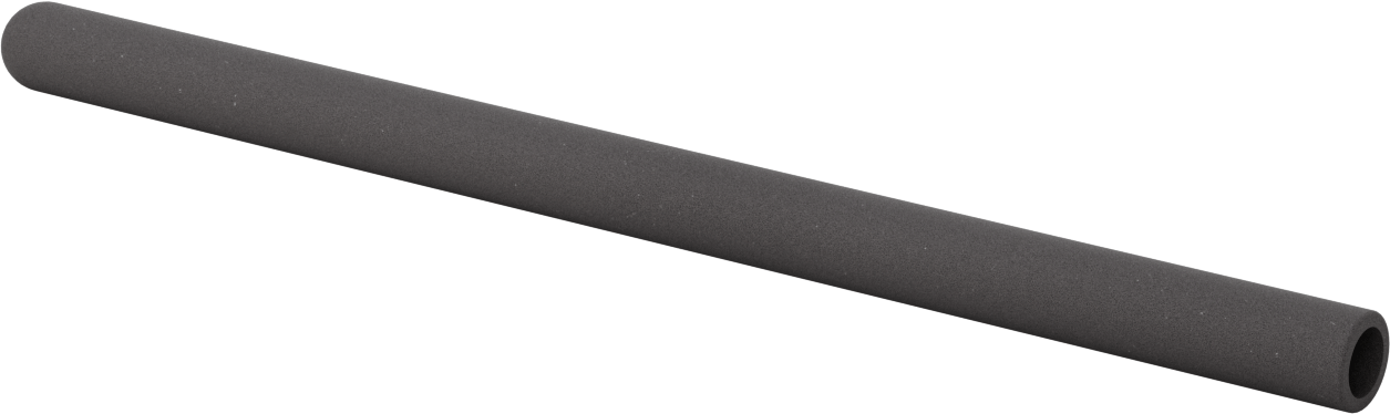 Yastıklı Yuvarlak Tutamaklar, 9/16“ ila 11/16” Dış Çap için, 15" Uzunluk