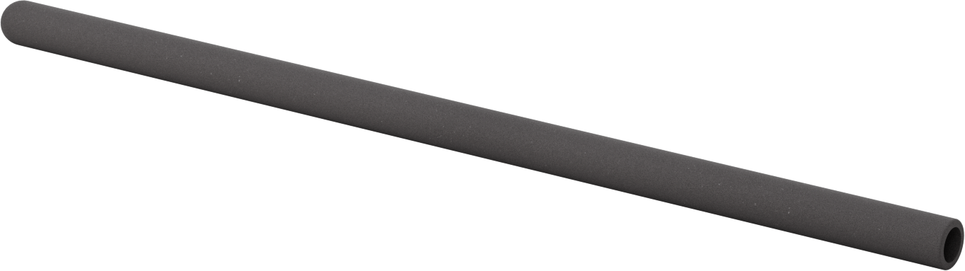 Yastıklı Yuvarlak Tutamaklar, 9/16“ ila 11/16” Dış Çap için, 21" Uzunluk