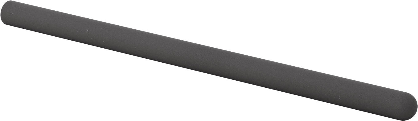 Yastıklı Yuvarlak Tutamaklar, 7/8“ ila 15/16” dış çap için, 21" Uzunluk