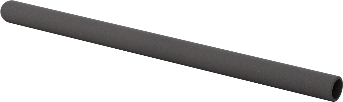 Yastıklı Yuvarlak Tutamaklar, 15/16“ ila 1-1/16” Dış Çap için, 21" Uzunluk