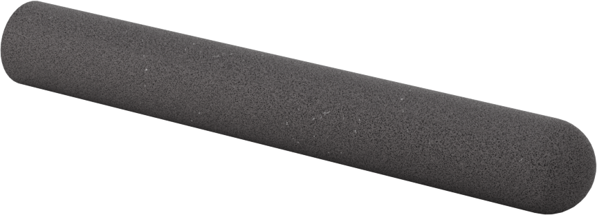 Yastıklı Yuvarlak Tutamaklar, 1/4“ ila 5/16” Dış Çap için, 4" Uzunluk