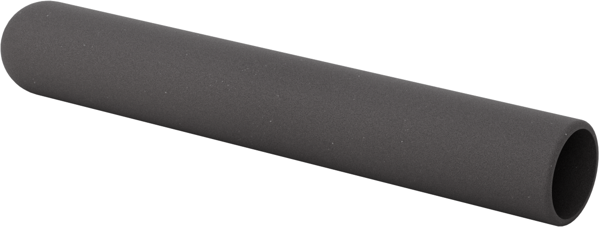 Yastıklı Yuvarlak Tutamaklar, 1-7/16“ ila 1-5/8” Dış Çap için, 12" Uzunluk