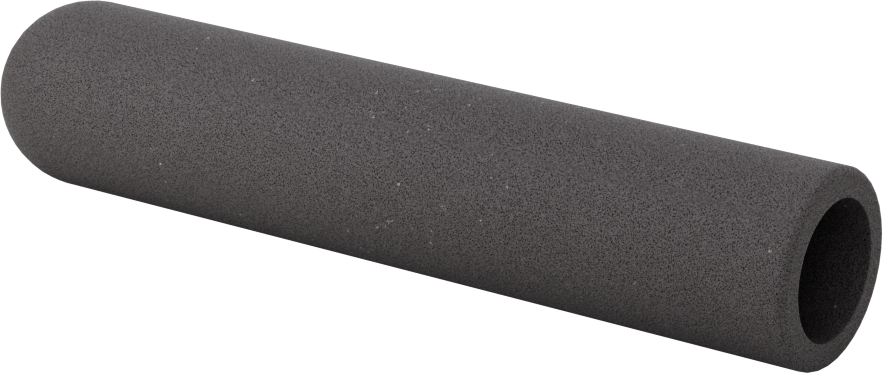 Yastıklı Yuvarlak Tutamaklar, 5/8“ ila 11/16” Dış Çap için, 4-1/2" Uzunluk
