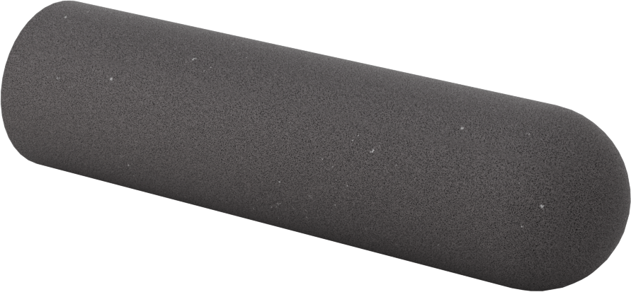 Yastıklı Yuvarlak Tutamaklar, 15/16“ ila 1-1/16” Dış Çap için, 4-3/4" Uzunluk
