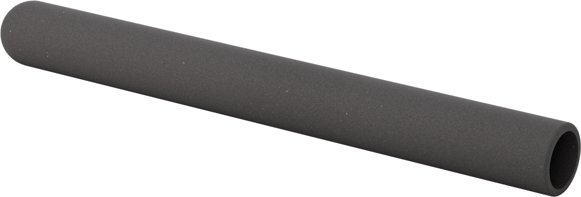 Yastıklı Yuvarlak Tutamaklar, 15/16“ ila 1-1/16” Dış Çap için, 12" Uzunluk