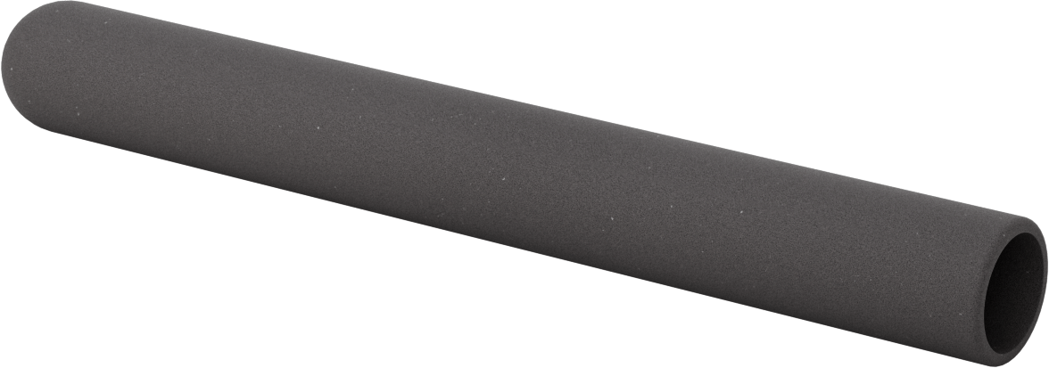 Yastıklı Yuvarlak Tutamaklar, 1-1/8“ ila 1-3/16” Dış Çap, 12" Uzunluk
