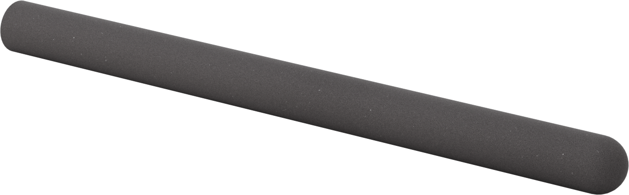 Yastıklı Yuvarlak Tutamaklar, 7/8“ ila 15/16” dış çap için, 15" Uzunluk
