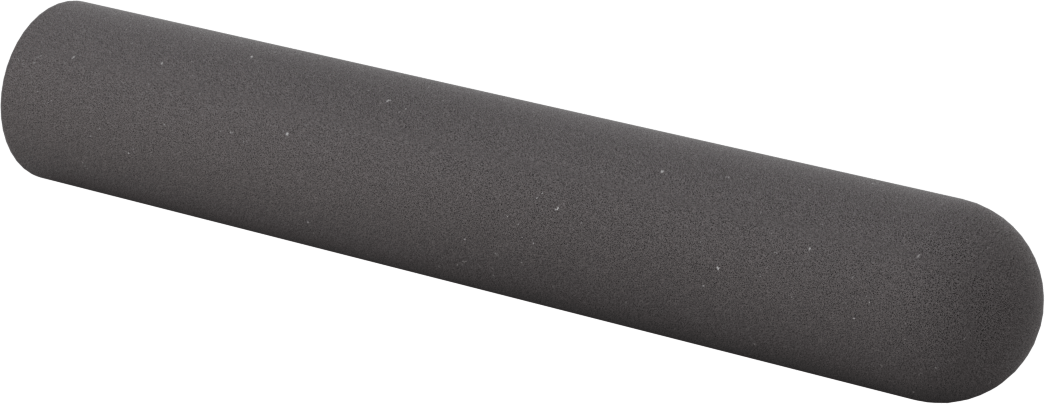 Yastıklı Yuvarlak Tutamaklar, 15/16“ ila 1-3/16” Dış Çap için, 8" Uzunluk